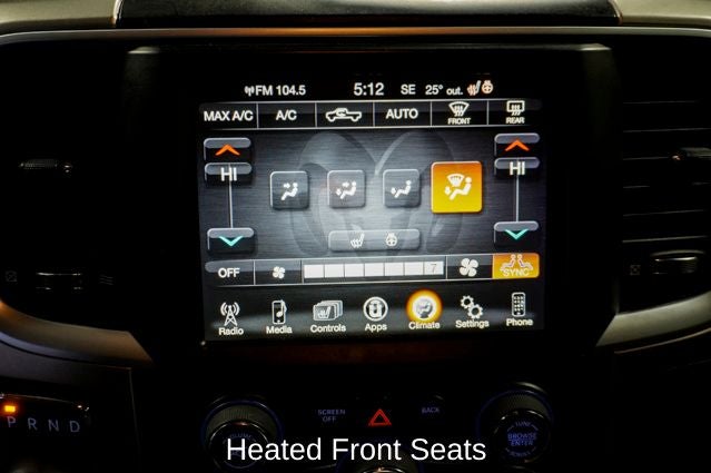 2017 RAM 1500 Big Horn Navigation & ParkView Rear Back-Up Camera