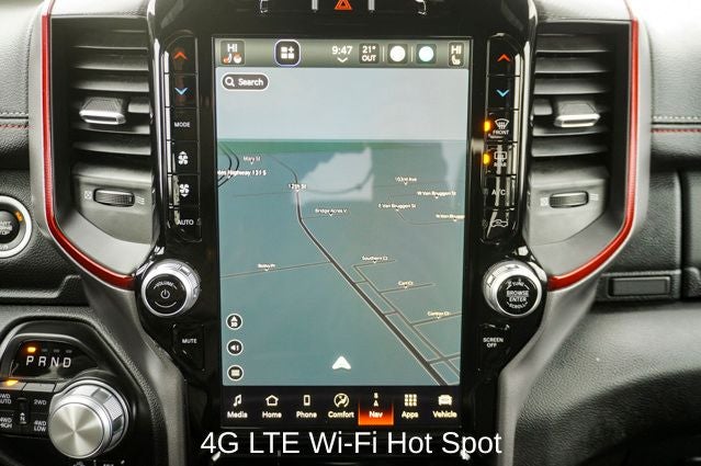 2023 RAM 1500 Rebel Navigation System with 12'' Display screen
