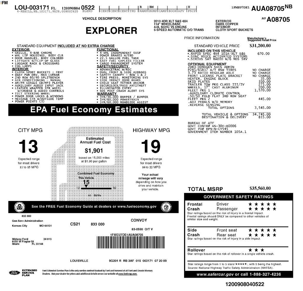 2010 Ford Explorer XLT