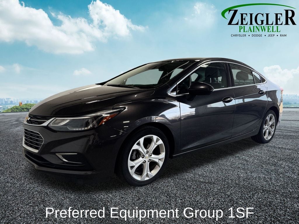 Used 2017 Chevrolet Cruze Premier with VIN 1G1BF5SM9H7193670 for sale in Plainwell, MI