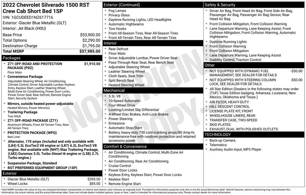 2022 Chevrolet Silverado 1500 RST