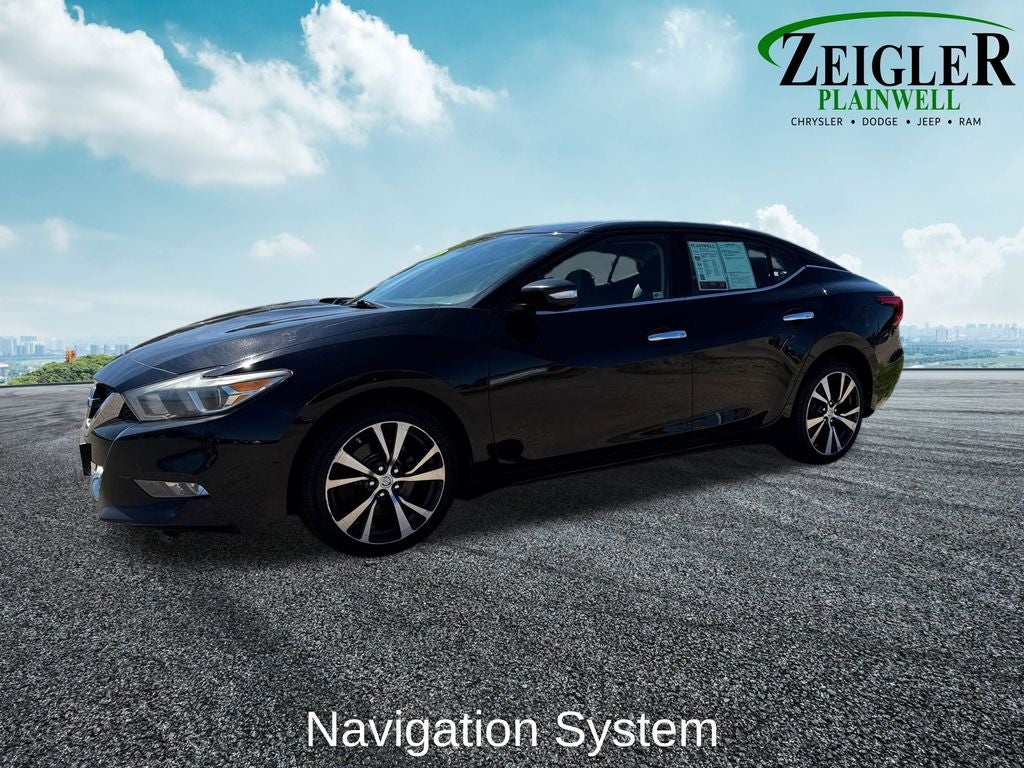 Used 2016 Nissan Maxima SV with VIN 1N4AA6APXGC398509 for sale in Plainwell, MI