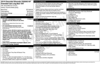 2019 Chevrolet Silverado 2500HD Work Truck