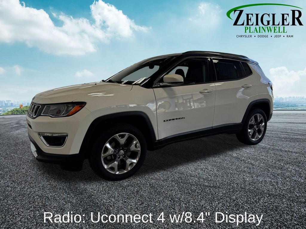 Used 2019 Jeep Compass Limited with VIN 3C4NJDCB7KT806284 for sale in Plainwell, MI