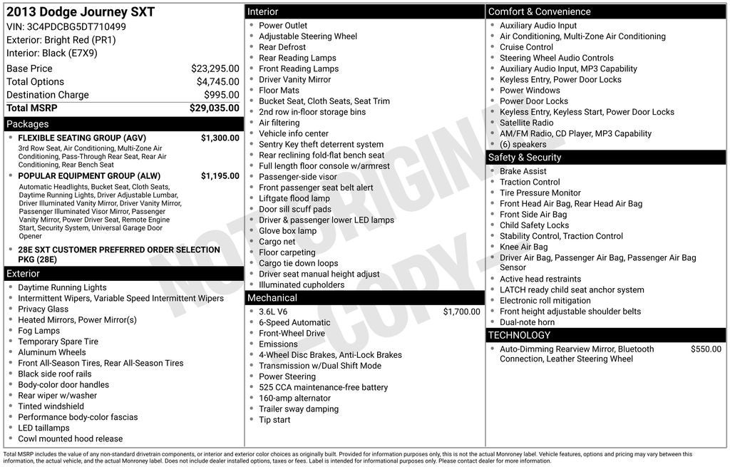 2013 Dodge Journey SXT