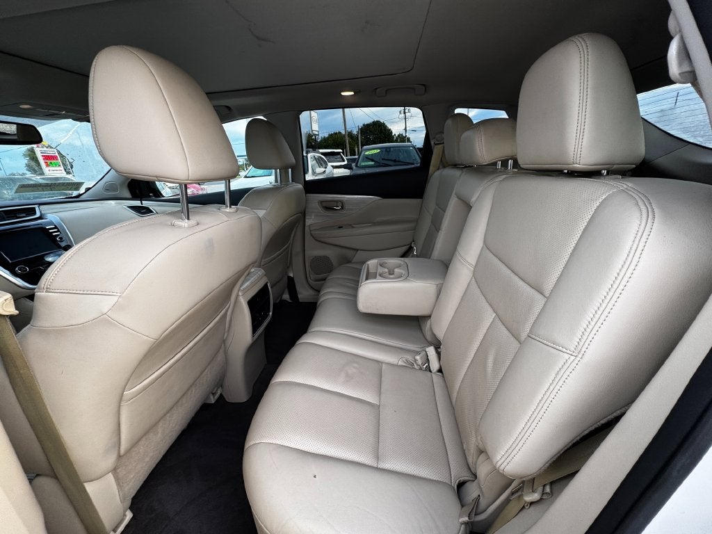 2016 Nissan Murano SL Power Panoramic Moonroof