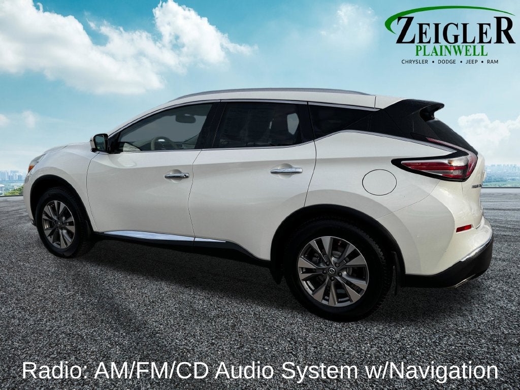 2016 Nissan Murano SL Power Panoramic Moonroof