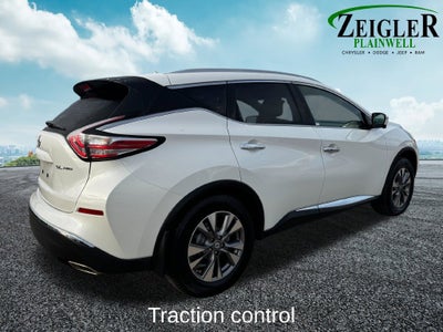 2016 Nissan Murano SL Power Panoramic Moonroof