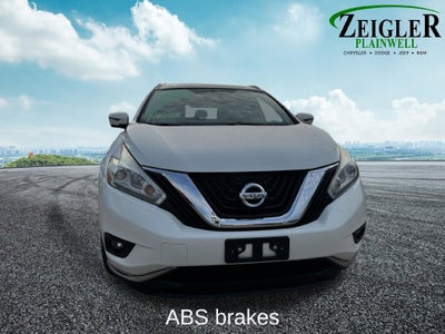 2016 Nissan Murano SL Power Panoramic Moonroof