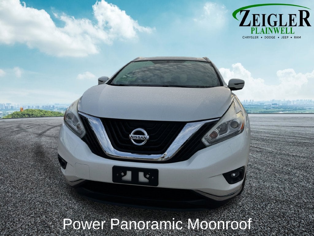 2016 Nissan Murano SL Power Panoramic Moonroof