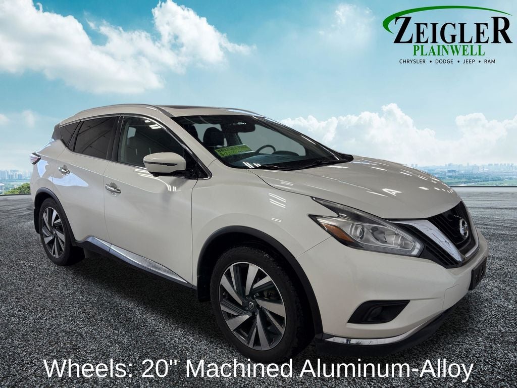 2016 Nissan Murano Platinum Power Panoramic Moonroof