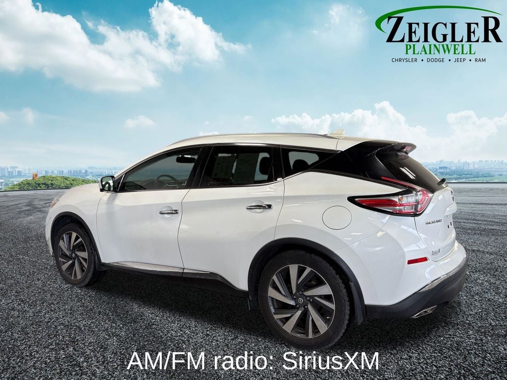 2016 Nissan Murano Platinum Power Panoramic Moonroof