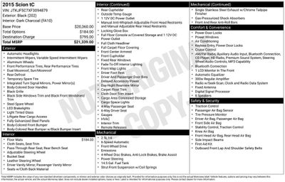 2015 Scion tC Base