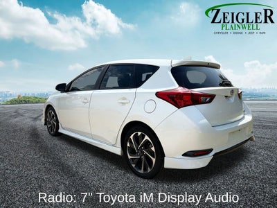2017 Toyota Corolla iM Base Exterior Parking Camera Rear
