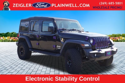 2018 Jeep Wrangler Unlimited Sport S V6 4 DOOR LIFT KIT CUSTOM WHEELS TIRES