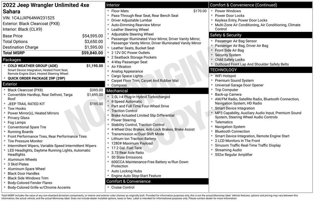 2022 Jeep Wrangler Unlimited Sahara 4xe