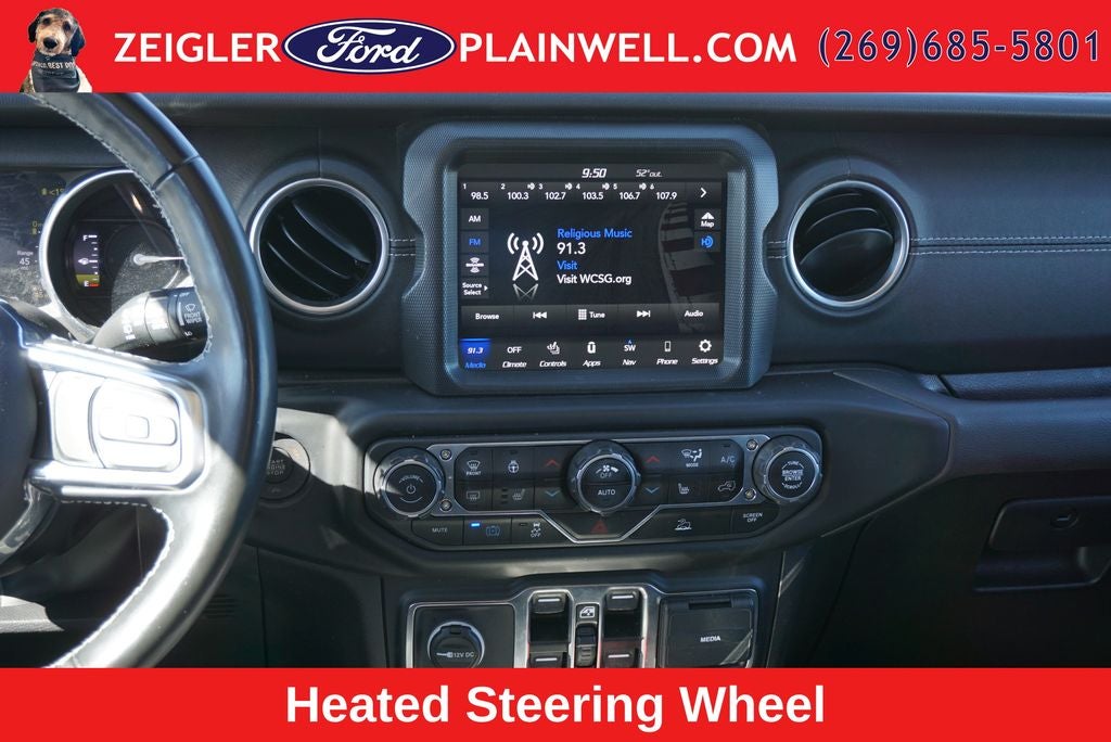 2023 Jeep Wrangler Sahara 4xe BLACK WHEELS LEATHER COLD WEATHER PKG HARD TOP