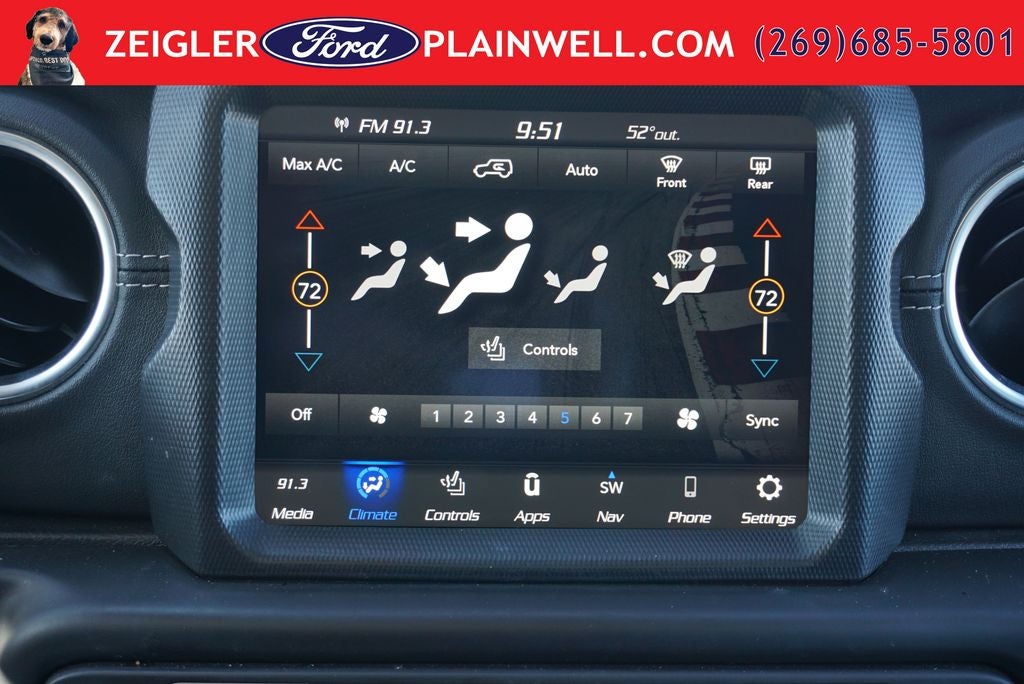 2023 Jeep Wrangler Sahara 4xe BLACK WHEELS LEATHER COLD WEATHER PKG HARD TOP