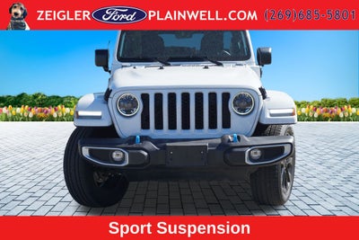 2023 Jeep Wrangler Sahara 4xe BLACK WHEELS LEATHER COLD WEATHER PKG HARD TOP