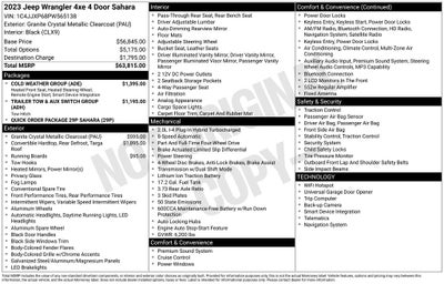 2023 Jeep Wrangler Sahara 4xe