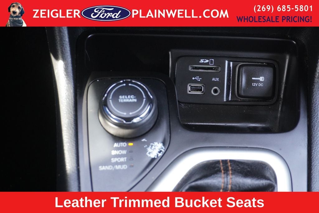 2016 Jeep Cherokee Limited 4x4 Navigation Leather V6