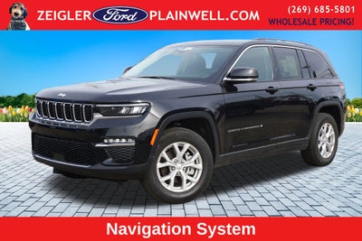 2023 Jeep Grand Cherokee Limited 4x4 Navigation Heated Leather & Steering Rear Came