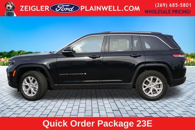 2023 Jeep Grand Cherokee Limited 4x4 Navigation Heated Leather & Steering Rear Came