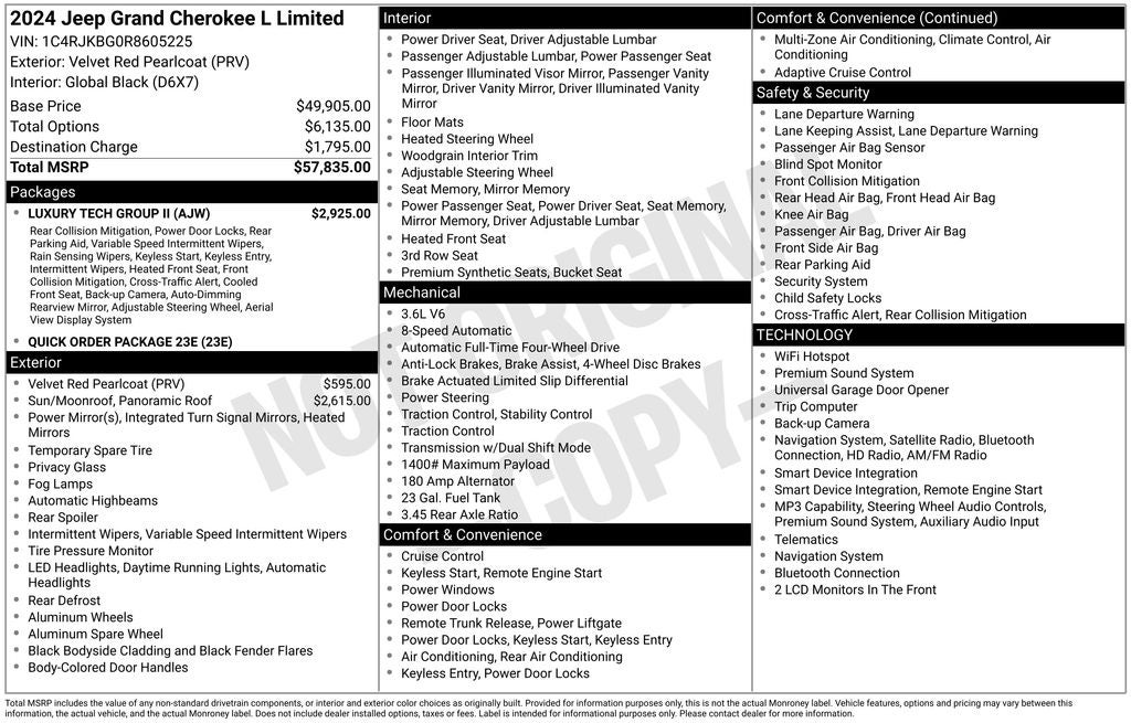 2024 Jeep Grand Cherokee L Limited