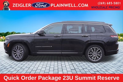 2024 Jeep Grand Cherokee L Summit RESERVE PKG L PANORAMIC ROOF HEATED COOLED LEATHER