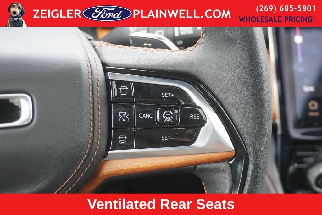 2024 Jeep Grand Cherokee L Summit RESERVE PKG L PANORAMIC ROOF HEATED COOLED LEATHER