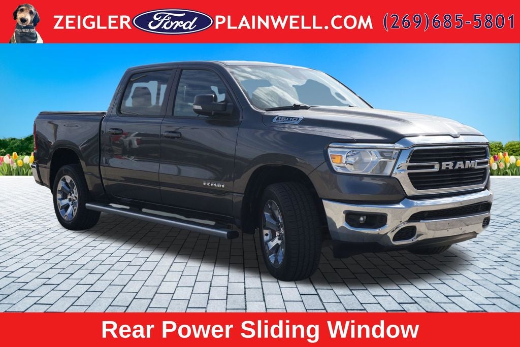2021 RAM 1500 Big Horn/Lone Star CREW CAB 4x4 LEVEL 2 EQUIP GROUP 20" CHROME WHEELS