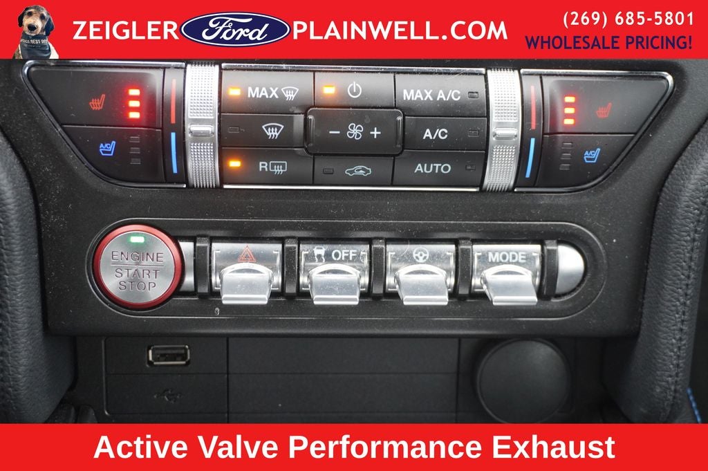 2020 Ford Mustang GT Premium 5.0 LITER V8 HEATED LEATHER NAVIGATION