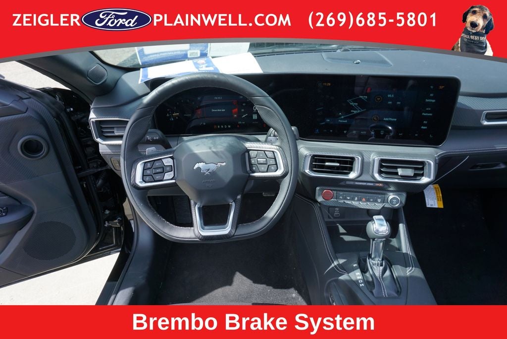 2025 Ford Mustang GT Premium CONVERTIBLE GT PERFORMANCE ACTIVE EXAUST MAGNARIDE