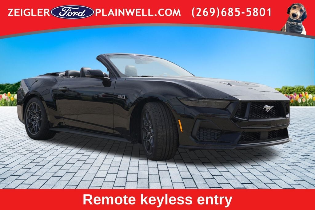 2025 Ford Mustang GT Premium CONVERTIBLE GT PERFORMANCE ACTIVE EXAUST MAGNARIDE