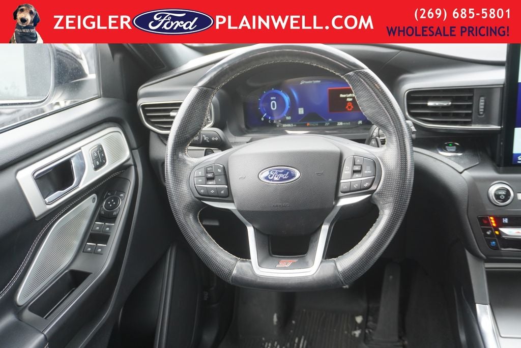 2020 Ford Explorer ST STREET PACK TWIN PANEL ROOF HEATED LEATHER & STEER