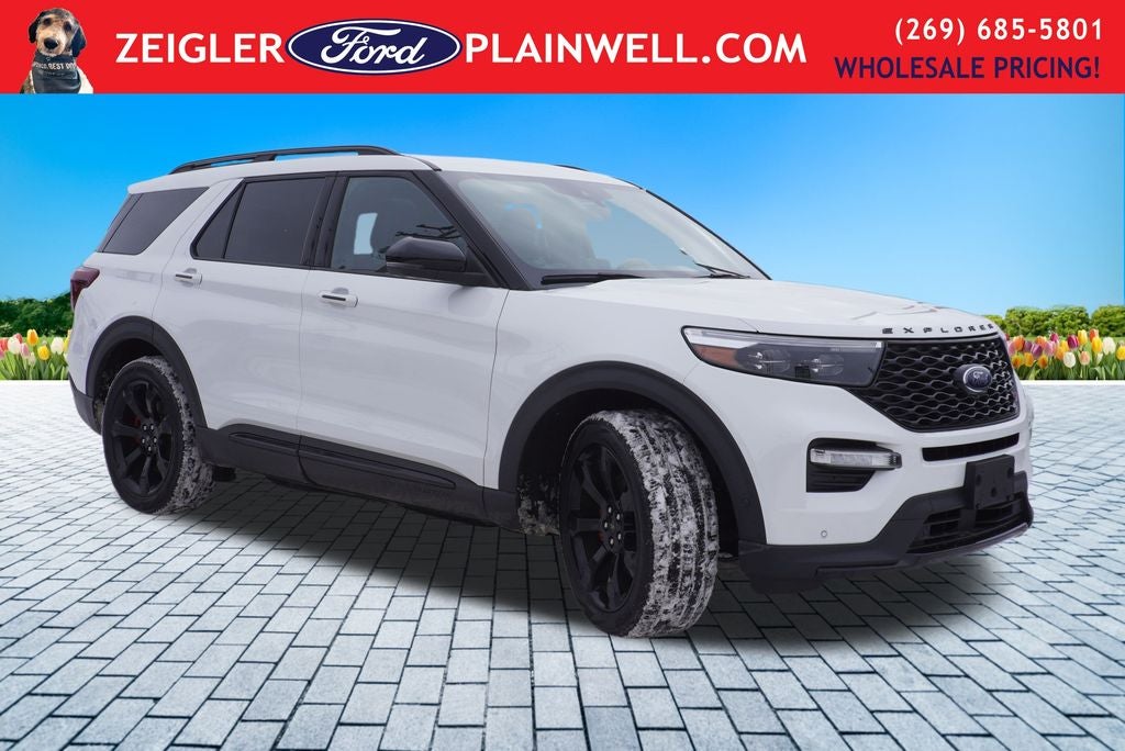 2020 Ford Explorer ST STREET PACK TWIN PANEL ROOF HEATED LEATHER & STEER