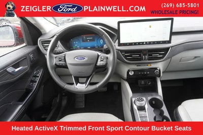 2024 Ford Escape Hybrid Platinum AWD LEATHER PANORAMIC VISTA ROOF SYNC 4 POWER LIFT