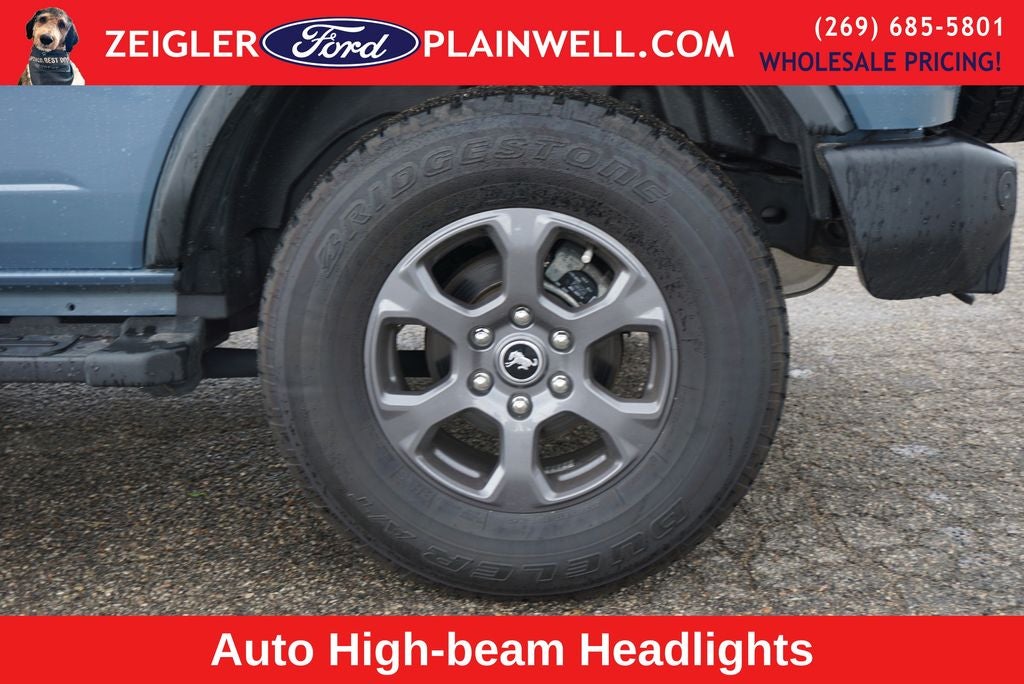 2023 Ford Bronco Big Bend 222A MID PKG REMOTE START 2.3L ECOBOOST10 SPED TRA