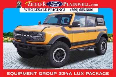 2022 Ford Bronco Badlands ADVANCED SASQUATCH MID HIG & LUX PKG LEATHER NAV