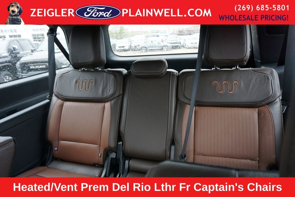 2025 Ford Expedition Max King Ranch MAX PANORAMIC VISTA ROOF POWER RUNNING BOARDS 360