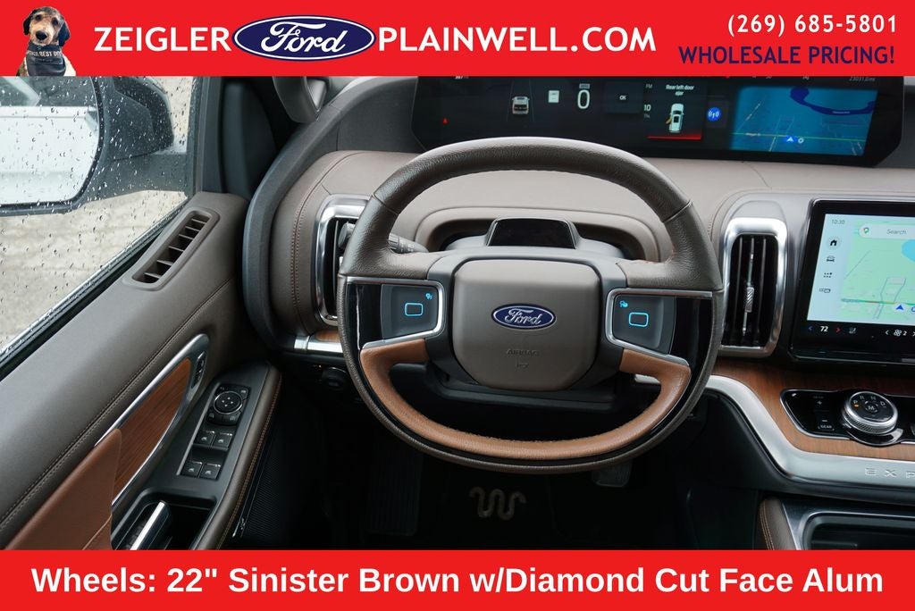 2025 Ford Expedition Max King Ranch MAX PANORAMIC VISTA ROOF POWER RUNNING BOARDS 360