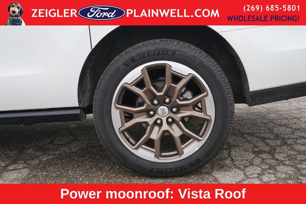 2025 Ford Expedition Max King Ranch MAX PANORAMIC VISTA ROOF POWER RUNNING BOARDS 360