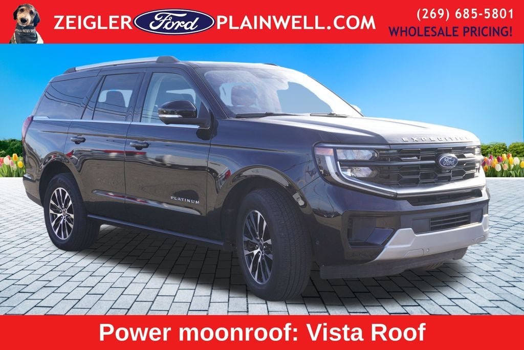 2025 Ford Expedition Platinum Panoramic Roof Heated Ventilated Memory Seats Co P