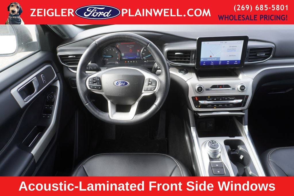 2022 Ford Explorer XLT 202A Pkg 4x4 Heated Leather & Steering Navigation