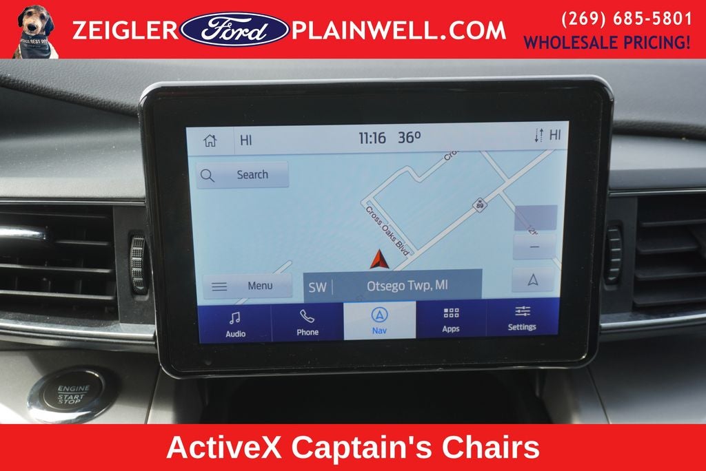 2022 Ford Explorer XLT 202A Pkg 4x4 Heated Leather & Steering Navigation