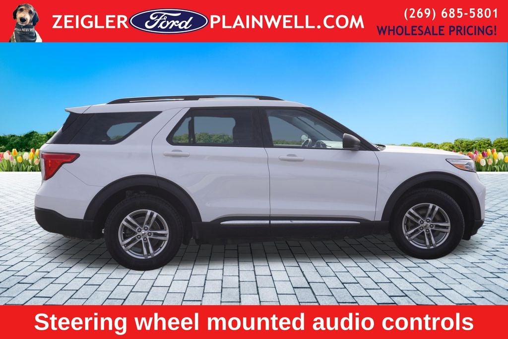 2022 Ford Explorer XLT 202A Pkg 4x4 Heated Leather & Steering Navigation