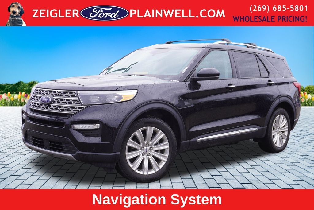 2023 Ford Explorer Limited AWD PANORAMIC ROOF HEATED LEATHER & STEERING REAR