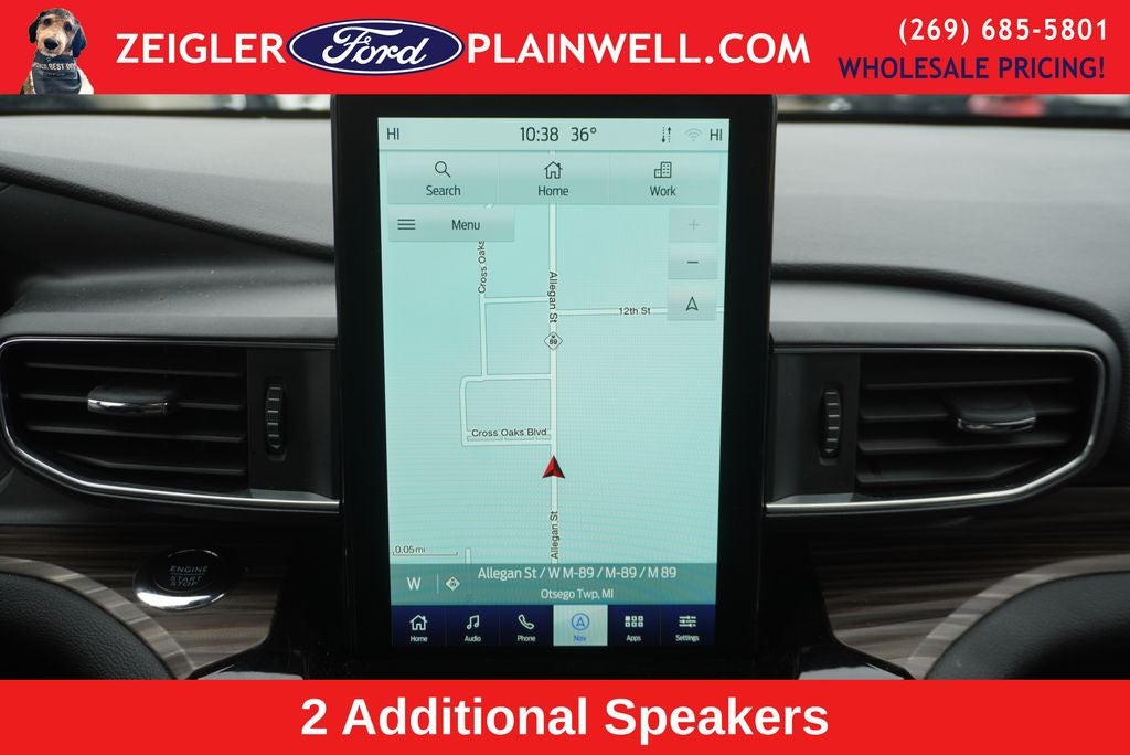 2023 Ford Explorer Limited AWD PANORAMIC ROOF HEATED LEATHER & STEERING REAR