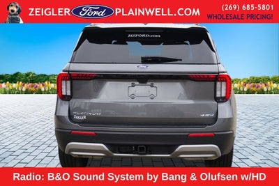 2025 Ford Explorer Platinum Lux Leather Pkg Panoramic Roof Co Pilot 360 21" Wh