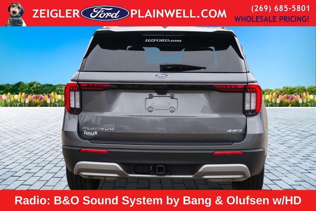 2025 Ford Explorer Platinum Lux Leather Pkg Panoramic Roof Co Pilot 360 21" Wh